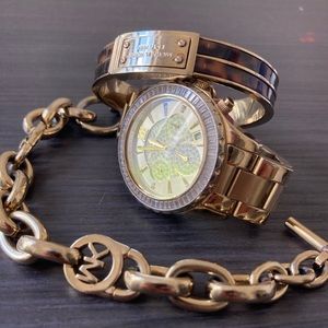 Michael Kors Watch and Bracelet set